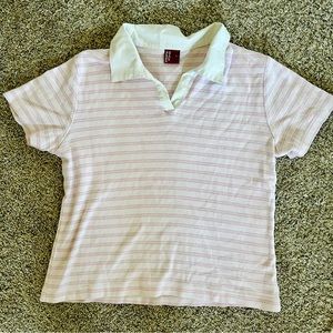 Aeropostale Y2K 90s striped shirt L